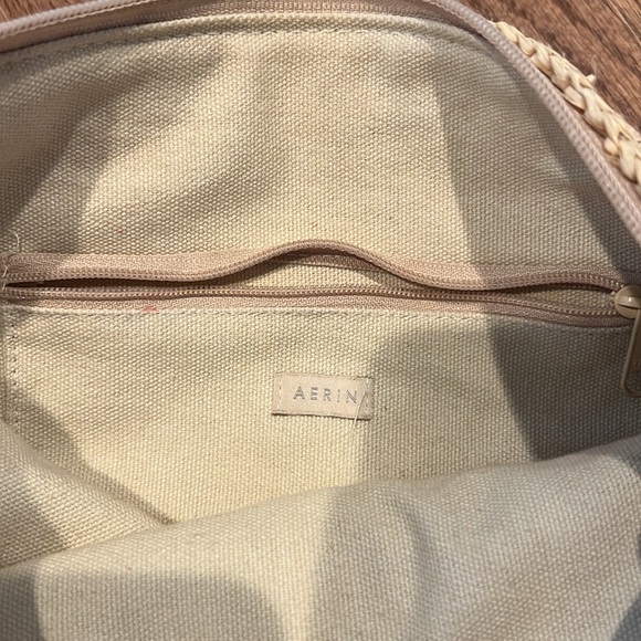 Aerin raffia zip pouch - Picture 3 of 5